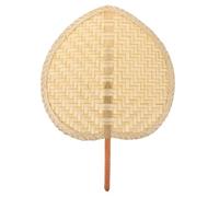 MAGICLULU Ventaglio a Mano in bambù Intrecciato Rustico Ventilatore Portatile Estivo Leggero Resistenza Ventaglio Decorativo per Danza Casa e Spettacoli per Adulti