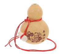 MAGICLULU zucca di vino ornamenti ornamento calabash o bottiglia di zucca bottiglie d'acqua oggetto decorativo zucche decorative porto vino da cucina zucca intagliata cinese zucca naturale