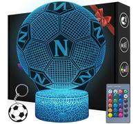 Magiclux Luce Notturna Calcio per Bambini, Regali per Tifoso, Telecomando 16 Cambia Colore Dimmerabile, Lampada da Scrivania per Camera