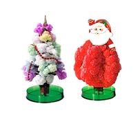Magico Albero Di Natale In Crescita Di Cristallo, Bambini Fai Da Te Magia Crescente Ornamenti Di Natale, Colorati Regali Novità Kit Albero Di Natale Prima Di Decorazioni Di Natale (Colour)