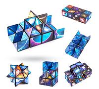 Magico Cubo 2 in 1 - Speed Cube, Puzzle 3D, Cubo Infinito, Velocità, Magic Star Cube, Giocattolo di Decompressione per Bambini
