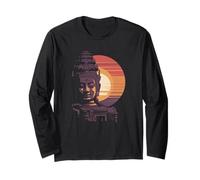 Magico Design cambogiano di Angkor Wat Khmer Bayon Maglia a Manica