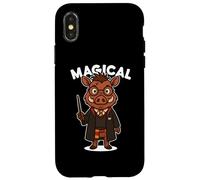 Magico Facocero Magico Con Parodia Bacchetta Magica Incantesimo Custodia per iPhone X/XS