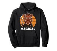 Magico Facocero Magico con Parodia Bacchetta Magica Incantesimo Felpa con Cappuccio