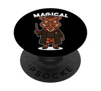 Magico Facocero Magico Con Parodia Bacchetta Magica Incantesimo PopSockets PopGrip Adesivo