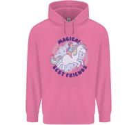 Magico Friends Un Ragazza Riding A Unicorn Uomo Felpa