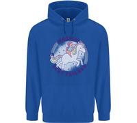 Magico Friends Un Ragazza Riding A Unicorn Uomo Felpa