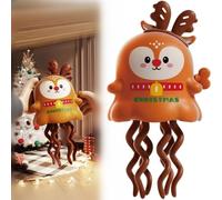 Magico mini spirito di danza per Natale, giocattolo creativo oscillante 3D, regalo di compleanno per gattonare, adatto per Halloween e Natale (alci)