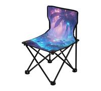 Magico paesaggio della foresta pluviale Fantasy Color Packable Sedie da spiaggia leggere sedie portatili per adulti con borsa per il trasporto sedia all'aperto per escursionismo campeggio