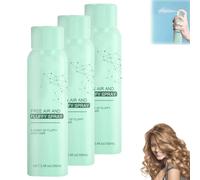 Magico spray per capelli secchi, aria libera e spray vaporoso, spray per capelli vaporosi con controllo dell'olio per sollevare il volume delle donne e degli uomini. (3pcs)