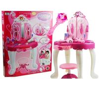 magico tavolino da trucco per bambini con bacchetta rosa e accessori