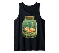 Magico terrario Kitsune a Nove Code Volpe Kawaii Arte Canotta