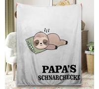 Magicoco Coperta per papà, ideale come regalo per papà, per la festa del papà, per la festa del papà, compleanno, per la festa del papà