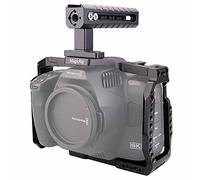 MAGICRIG Gabbia per fotocamera compatibile con BMPCC 6K Pro per Blackmagic Design Pocket Cinema BMPCC 6K Pro con manico superiore