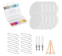Magics Puff Paint Drawing Foam Texture Blanks Pittura Carta Bolla Disegno Penna Forniture Artistiche Magie Puff Vernice Schiuma Texture Kit di Pittura Penna a Bolla per Bambini