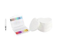 Magics Puff Paint Foam Texture Carta da Disegno Carta Spugna Texture Kit per Pittura con Penna ad Acquerello Magics Puff Paint Drawing Kit per pittura con penna ad acquerello per bambini