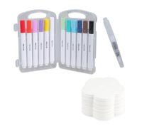 Magics Puff Paint Magics Kit di pittura con texture in schiuma con penna ad acquerello Soffio Disegno Texture Kit per pittura per bambini Disegno con penna ad acquerello per bambini