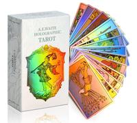 MagicSeer Rainbow Tarot Cards Decks Set di carte e libri dei tarocchi per principianti Mazzo di tarocchi olografici