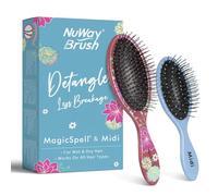 MagicSpell Set di 2 pennelli per tutti i tipi di capelli (rosso e azzurro)