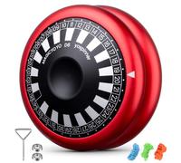 MAGICYOYO JoJo D6 YOSPINNER, 6 in 1 Responsive JoJo con modalità di gioco versatili, 2 A, metallo Jo Jo per dita Spin, Jo-yo professionale con inattività, giocattolo Magic Yoyo per bambini e adulti