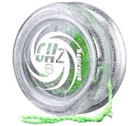 MAGICYOYO Yoyo per bambini, Yo Yo Responsive D1GHZ, Yo con cristallo glitterato facile da giocare per principianti, trucco professionale in plastica, Yo Yo Yo 2A, con 6 corde Yoyo