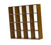 MagiDeal 1:12 Libreria per casa delle Bambole in Miniatura, Modello di Giocattolo, Decorazione per casa delle Bambole, Gioco di Ruolo, libreria in Miniatura, Marrone