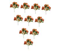 MagiDeal 10 Modelli di Alberi in Miniatura, Diorama, Layout, Treni, scenari, Tavolo da Sabbia, Fai da Te, Artigianato, architettura, Alberi Finti Simulati, 5.8 Cm X 4.2 Cm