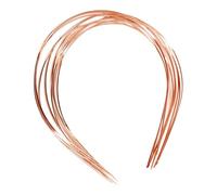 MagiDeal 10 pezzi Base a fascia vuota fai -da -te, cerchio per capelli in metallo tiara, copricapo per pomposi per i poppati Accessori per capelli Accessori, Oro Rosa, 1.5 Mm