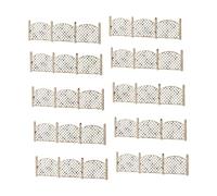 MagiDeal 10 Pezzi di recinzioni in Miniatura per modellismo Ferroviario, Accessori 1/50, recinzioni per scenari, diorami, Modelli di scenari, Modelli, Style F