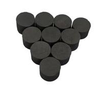 MagiDeal 10 pezzi di trigger per batteria elettronica con spugne elastiche nere adesive per l'esercizio silenzioso, facili da installare, alte 20 mm, 19x20mm