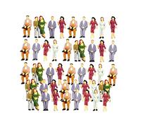 MagiDeal 10 Pezzi Figure Uomini Modellismo Treni Dipinte a Mano Accessori per Diorami Ferroviari Paesaggi Urbani Adatte per Plastici Ferroviari Scenari, 1: 150