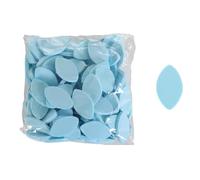 MagiDeal 100 spugne per esercitarsi a forma di occhio, spugne per esercitarsi con le ciglia, per mappa delle ciglia professionali, per salone per principianti, Blu