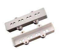 MagiDeal 2 Pezzi 4 Corde Jazz Bass Pickup Covers Neck Bridge Per JB Basso Chitarra