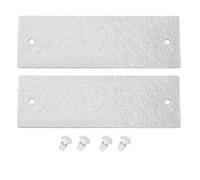 MagiDeal 2 Pezzi di coperture per Guida d'onda per Forno a microonde con Rivetti con Pulsante di bloccaggio, Facili da installare W10915651 W10120230 per