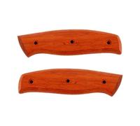 MagiDeal 2 Pezzi di Ricambio per Manico di Riparazione del Coltello, Manico di Ricambio per taglierino da Chef, Forniture per la Realizzazione di impugnature, Manico Rosso