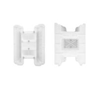 MagiDeal 2 Pezzi Modello di Blocco Muro Rotondo Riutilizzabile per Pozzetto per Giardino E Progetti Esterni Adatto per, Style D