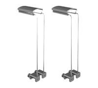 MagiDeal 2 Pezzi Supporto per Lampada da Acquario Portalampada Sospeso Braccio di Sostegno Clip per Faro Accessorio con E Minimalista Adatto PE, 20x5c2cm