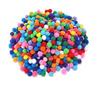 MagiDeal 200 pezzi di pompon, palline di pompon, per lavori artigianali fai da te, materiale per decorazioni natalizie, feste, attività scolastiche, Colore Scuro 1 Cm