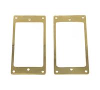 MagiDeal 2x Humbucker Pickup Chitarra Pickup Frame Ponte Manico Cover Accessori Frame Montaggio con viti, Oro