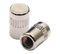 MagiDeal 2x Punte per interruttore a levetta per selettore pickup chitarra Dimensioni filettate Ricambio Facile da installare Mostra Sostituzione Ottone, Argento M3.5