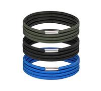 MagiDeal 3 fascette per pattumiera, elastiche multiuso, grandi, per lettiera e bagno.