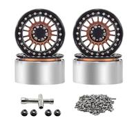 MagiDeal 4 Pezzi 1/10 RC Crawler Cerchioni RC Auto Parte Portatile Durevole Professionale Sostituisci Accessorio in Lega di Alluminio per SCX10, Bronzo