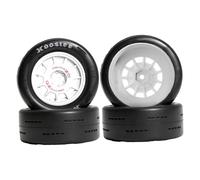 MagiDeal 4 Pezzi 1/8 RC Auto Pneumatici e Cerchioni RC Auto Ricambi Professionali Facili da Installare Ricambi Accessorio Sostituisce Direttamente per Wr8