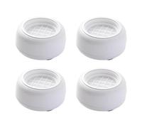 MagiDeal 4 pezzi di cuscinetti antivibranti per lavatrice, supporto per lavatrice con ventosa potente, piedini di supporto per accessori per la casa, Bianco