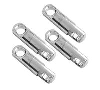 MagiDeal 4 Pezzi di Doppio Cuscinetto a Sfera Vento su Pesca Connettore Girevole in Acciaio Inox