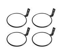 MagiDeal 4 Pezzi di Supporti per Vasi da Fiori da Parete, Ganci in Metallo per Piante Sospese, Supporti per Piante da Appendere per Aiuole, Interni, Esterni, P, 5 inch