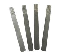 MagiDeal 4 pezzi lime per capotasto ukulele set di lime per scanalature capotasto calibrate kit di strumenti di riparazione liutaio di precisione portatile in