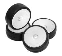 MagiDeal 4 Pezzi RC Pneumatici da Rally Pneumatici da 65 mm di Diametro Buona aderenza Resistenza all'Usura Ruote Set Aggiornamento per veicoliper 1:10 RC, 25 Gradi