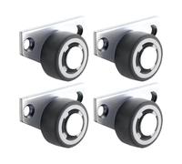 MagiDeal 4 ruote di ricambio per cancelli, resistenti, leggere, robuste e multiuso, per la riparazione di mobili, 1.25inch Wheel