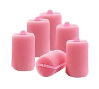 MagiDeal 6 pezzi bigodini da parrucchiere di grandi dimensioni, bigodini da notte flessibili, strumento di torsione, bigodini in morbida schiuma per lo styling